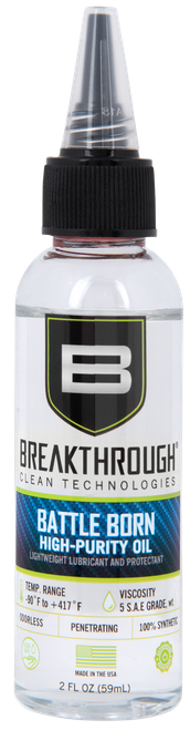 Breakthrough Clean BTO2OZ Battle Born High-Purity Oil 2 oz Squeeze Bottle