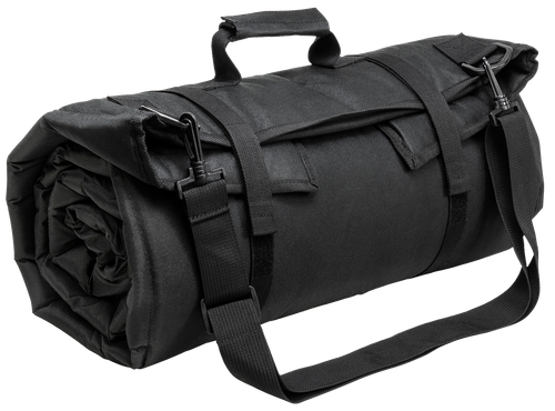 NcStar CVSHMR2957B Roll Up Shooting Mat  Black PVC 69"L x 35" H