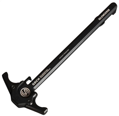 SilencerCo AC5062 Gas Defeating Charging Handle made of Black Anodized 7075-T6 Aluminum & Ambidextrous Design for AR-15