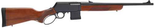 Henry H023223 Supreme  223 Rem/5.56 NATO 10+1 18" Blued Threaded Barrel, Black Hardcoat Anodize Drilled & Tapped Aluminum Receiver, Fixed American Walnut Stock, Ambidextrous