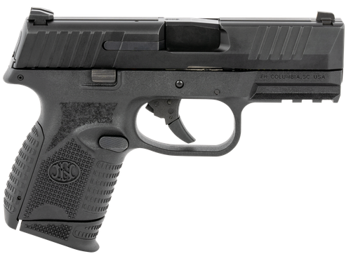 FN 66100816 509C  Steel Frame 9mm Luger 10+1, 3.70" Black Steel Barrel, Matte Black Serrated Stainless Steel Slide & Polymer Frame w/Picatinny Rail, Black Interchangeable Backstrap Grip, Ambidextrous