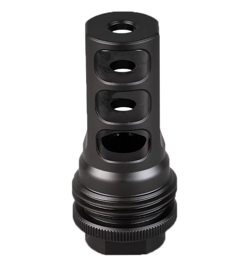 SilencerCo AC1276 ASR Muzzle Brake Black Nitride 9/16x24 RH Threads 30 Cal