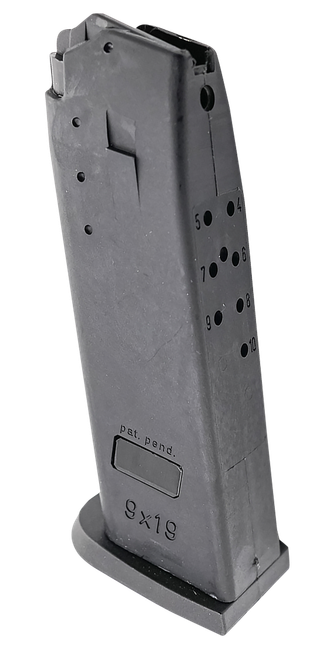 HK 50248611 USP  Black Detachable 10rd 9mm Luger (Full Size)