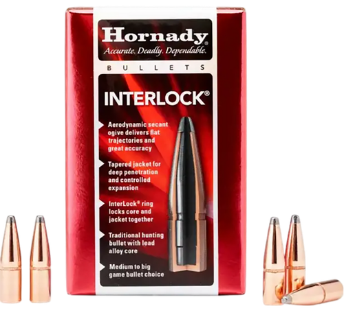 Hornady 2845 InterLock  7mm .284 162 gr Boat Tail Spire Point 100 Per Box/ 15 Case
