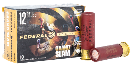 Federal PFCX157F5 Premium Grand Slam 12Gauge 3" 1 3/4oz 5Shot 10 Per Box/25 Case