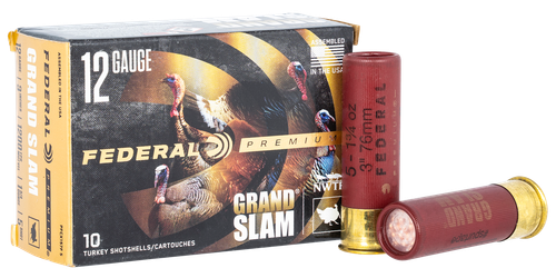 Federal PFCX157F5 Premium Grand Slam 12Gauge 3" 1 3/4oz 5Shot 10 Per Box/25 Case