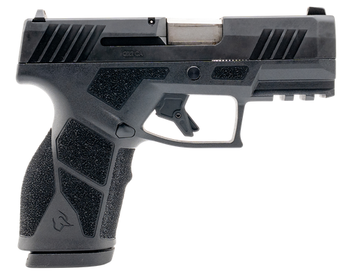 Taurus 1-GX2CA931-10 GX2 *CA Compliant Compact Frame 9mm Luger 10+1 3.38" Stainless Steel Barrel, Matte Black Alloy Steel Serrated Slide, Black Polymer Frame w/Accessory Rail