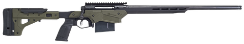 Savage Arms 57552 Axis II Precision 6.5 Creedmoor 10+1 22", Matte Black Barrel/Rec, OD Green Adjustable MDT Aluminum Chassis, Polymer Grip