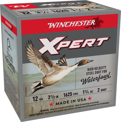 Winchester Ammo WEX12LM2 Super X Xpert High Velocity 12Gauge 3.50" 1 1/4oz 2Shot 25 Per Box/10 Case