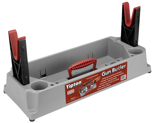 Tipton 100333 Gun Butler Rifle/Shotgun Firearm Gray/Red Plastic