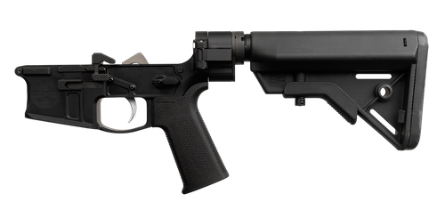Shield Arms SA-SA15FB SA-15 Complete Lower Receiver Multi Aluminum Black Anodized B5 Systems Bravo for AR-15