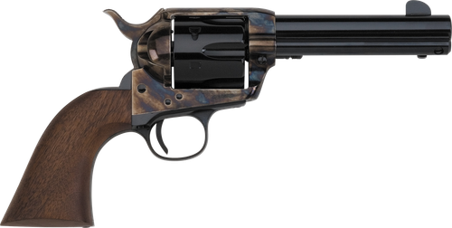 Pietta HF45CHS434NM 1873 Great Western II Californian 45 Colt (Long Colt) 6rd 4.75" Blued Steel Barrel & Cylinder, Color Case Hardened Steel Frame, Walnut Grip, Exposed Hammer