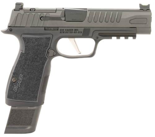 Sig Sauer 365AXGF9BFO P365 Fuse Compact Frame 9mm Luger 17+1 4.30" Black Carbon Steel Barrel, Black Nitron Optic Ready/Serrated Stainless Steel & Frame w/Beavertail & Picatinny Rail, Black AXG Grip