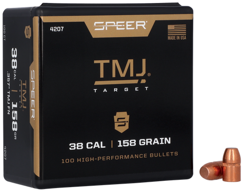 Speer 4207 TMJ  38Cal 158gr Total Metal Jacket 100 Per Box/5 Case