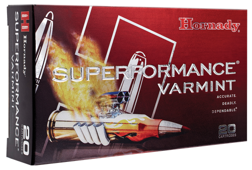 Hornady 8316 Superformance Varmint  222Rem 50gr Hornady V Max 20 Per Box/10 Case