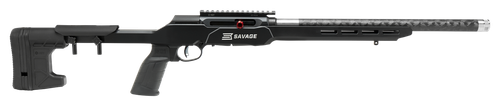 Savage Arms 47256 A22 Precision Lite 22 LR 18" Carbon Fiber Wrapped Barrel 10+1 Black Rec Black Adjustable MDT Aluminum Chassis Stock Black Polymer Grip Right Hand