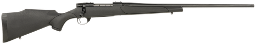 Weatherby VTX257WR4T Vanguard Obsidian 257 Wthby Mag 3+1 24" Blued #2 Contour Threaded Barrel, Blued Drilled & Tapped Steel Receiver, Black Monte Carlo Synthetic Stock