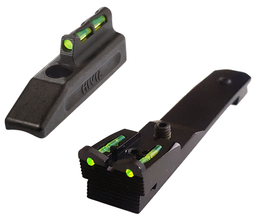 HiViz HHVS001 Henry .22 LR Interchangeable Front Sight Set  Black Green, Red, White LitePipes for Henry Lever Action