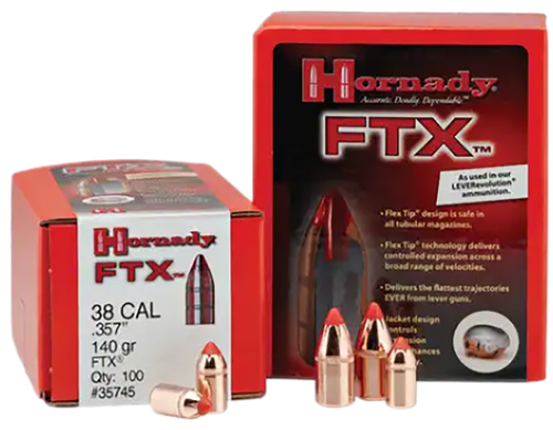 Hornady 50102 FTX  50 Cal .500 300 gr Flex Tip eXpanding 50 Per Box/ 25 Case
