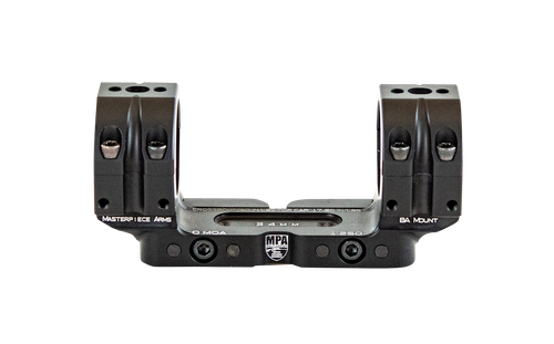MasterPiece Arms BAMOUNT301125 MPA BA Bolt Action Mount  Black