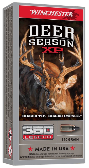Winchester Ammo X350DS Deer Season XP 350Legend 150gr Extreme Point 20 Per Box/10 Case