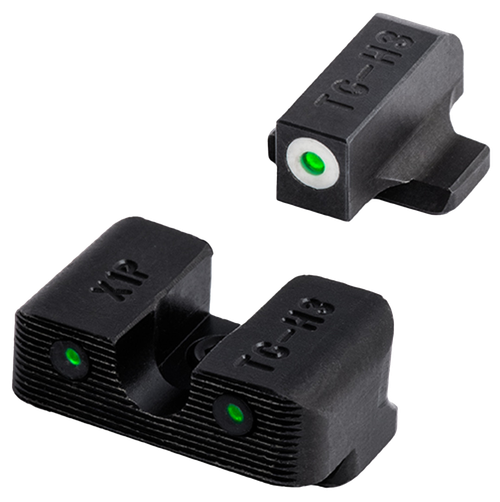 TruGlo TG231G1AC Tritium Pro  Black | Green Tritium Orange Outline Front Sight Green Tritium Rear Sight