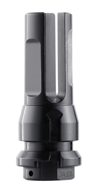 Dead Air DA301 Flash Hider  Black with 1/2"-28 tpi Threads & 2.70" OAL for 5.56x45mm NATO Sandman Series, KeyMod Equipped Nomad-30 & Primal Suppressors
