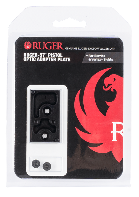 Ruger 90720 Optic Adapter Plate  For Burris & Vortex Aluminum Black Hardcoat Anodized