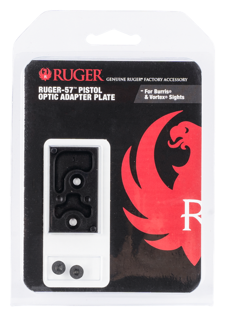Ruger 90720 Optic Adapter Plate  For Burris & Vortex Aluminum Black Hardcoat Anodized