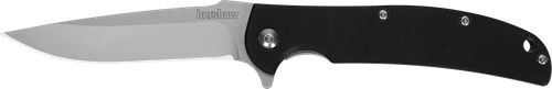 Kershaw 3410 Chill  3.10" Folding Drop Point Plain Bead Blasted 8Cr13MoV SS Blade Black G10 Handle Includes Pocket Clip