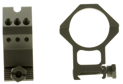 Weaver Mounts 99686 Six-Hole Skeleton Rings  Matte Black 34mm Extra Extra High