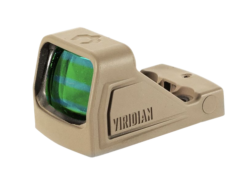 Viridian 9810142 RFX11  Flat Dark Earth 1 x 16 mm x 22 mm 3 MOA Green Dot