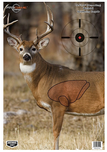 Birchwood Casey 35401 Pregame  Deer Paper Hanging Universal 16.50" x 24" 3 Per Pkg