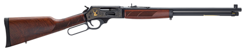 Henry H009GWL Side Gate Wildlife Full Size 30-30 Win 5+1 20" Blued Steel Barrel, Blued Steel Receiver, Fancy American Walnut Stock Right Hand