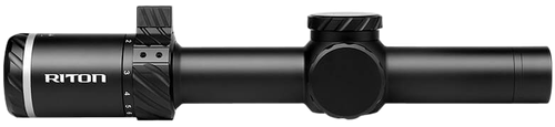 Riton Optics 3T18ASIBLK2 3 Tactix  Black 1-8x24mm 30mm Tube Illuminated OT Reticle