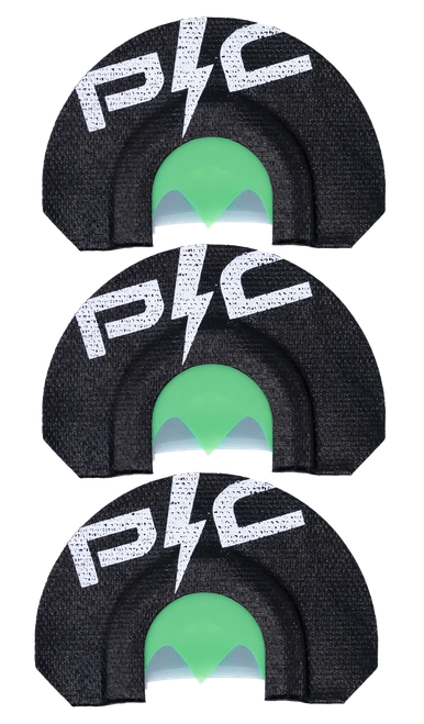 Power Calls 24251  Diaphragm Call Turkey Sounds Black/Green Bat Wing Cut