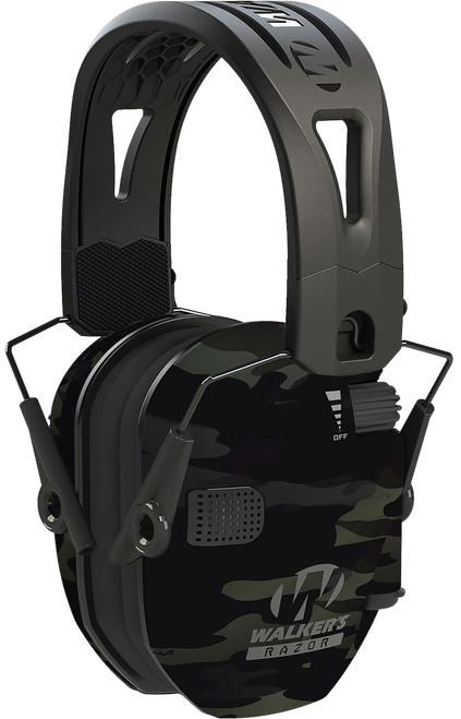 Walker's GWPRSEMRHMCCG Razor Tacti-Grip 23 dB Over the Head Gray MultiCam/Black Polymer