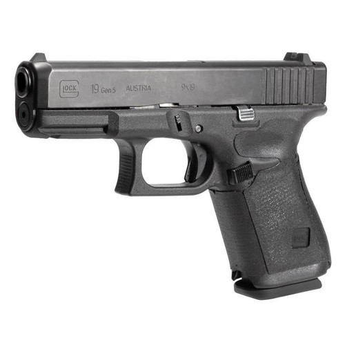 Hogue Wrapter Rubber Adhesive Grip for Glock Gen 5 Models 19 19MOS 44 - Black