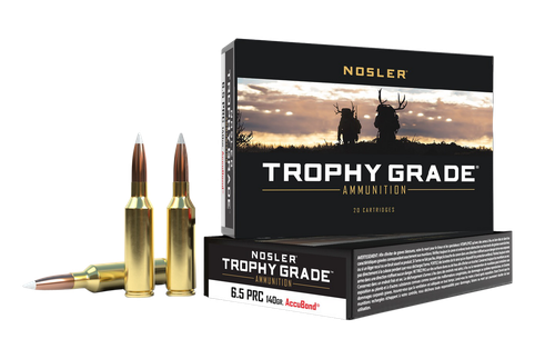 Nosler 61014 Trophy Grade  6.5PRC 140gr Nosler AccuBond 20 Per Box/10 Case