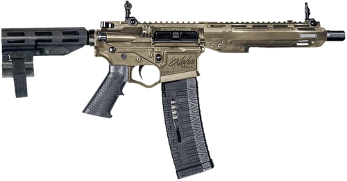 ATI ATIGAX5567MLCFDE Alpha Maxx 5.56x45mm 60+1 7.50" Black Threaded Barrel, Flat Dark Earth Receiver w/Picatinny Rail, M-LOK Handguard, Black Rear Brace & Polymer Grip
