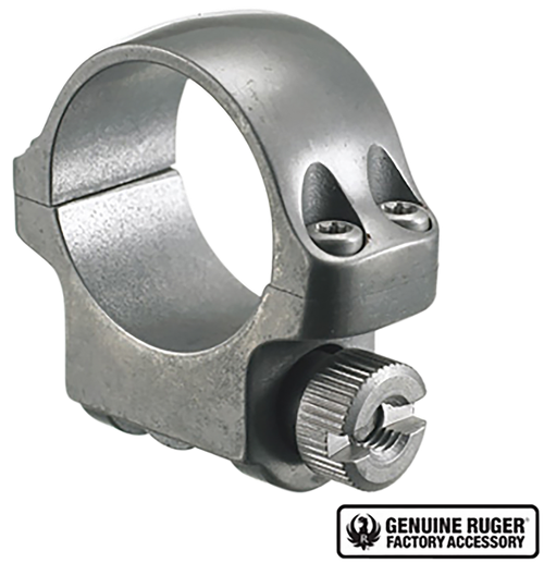 Ruger 90293 3KTG Scope Ring  Silver 1" Low