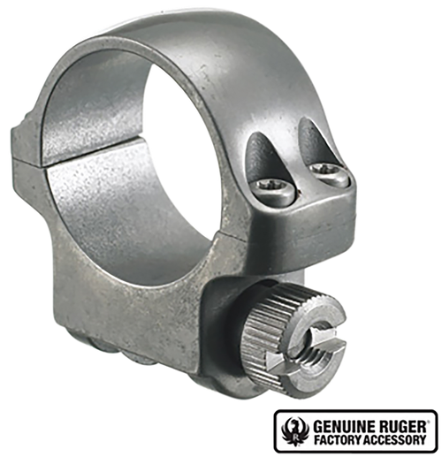 Ruger 90293 3KTG Scope Ring  Silver 1" Low