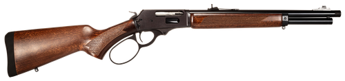 Rossi 954570161 R95 Trapper 45-70 Gov 5+1 16.50" Black Oxide Threaded Barrel, Black Oxide Drilled & Tapped Stainless Steel Receiver, Fixed Hardwood Stock