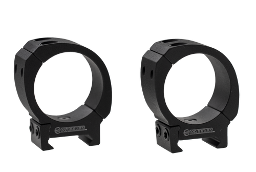 Wheeler 1133748 Sporter Scope Rings  Black 1" Medium