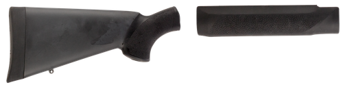 Hogue 05012 OverMolded Combo Kit Black Synthetic with Forend for Mossberg 500