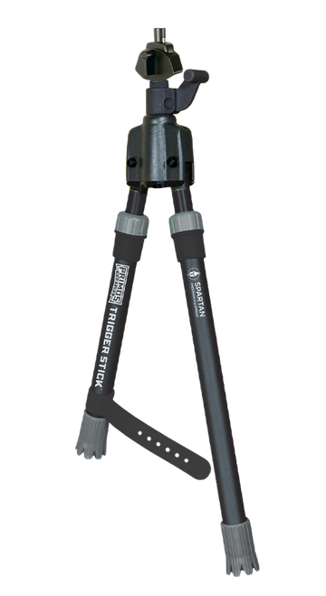 Primos 65828 Trigger Stick  Short 12"-16.50", Black, Spartan Precision Magnetic Attachment System