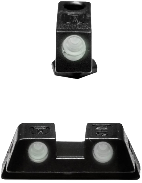 Glock 39928   Green Night Sight Black Frame Fits Glock 42/43