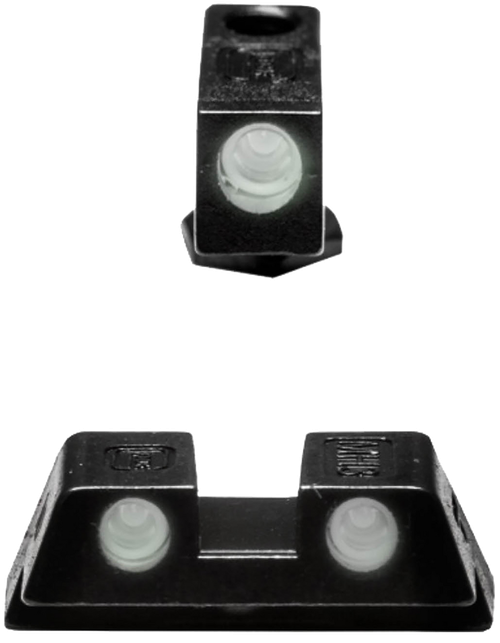 Glock 39928   Green Night Sight Black Frame Fits Glock 42/43