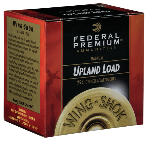 Federal PF1634 Premium Wing-Shok Pheasant Forever High Velocity 16Gauge 2.75" 1 1/8oz 4Shot 25 Per Box/10 Case
