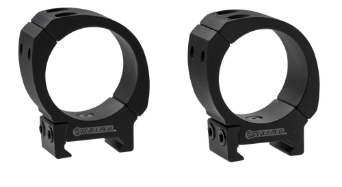 Wheeler 1133752 Sporter Scope Rings  Black 30mm High